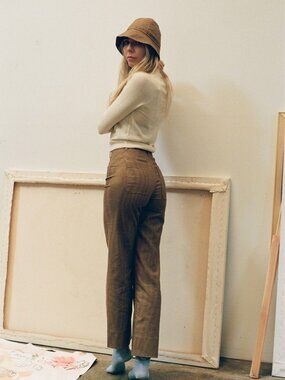 Maria Stanley Luna Pant 2.0 Pant - Houndstooth Prints / Size 4